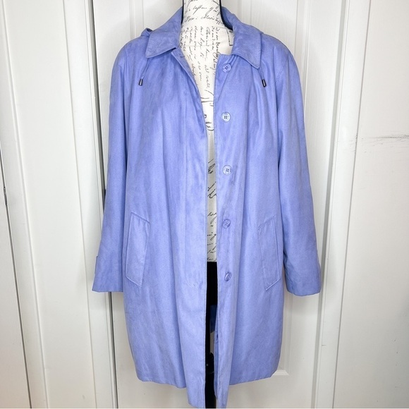 Appleseed’s Lavender Wool Blend lined Coat Size XL - Picture 1 of 11